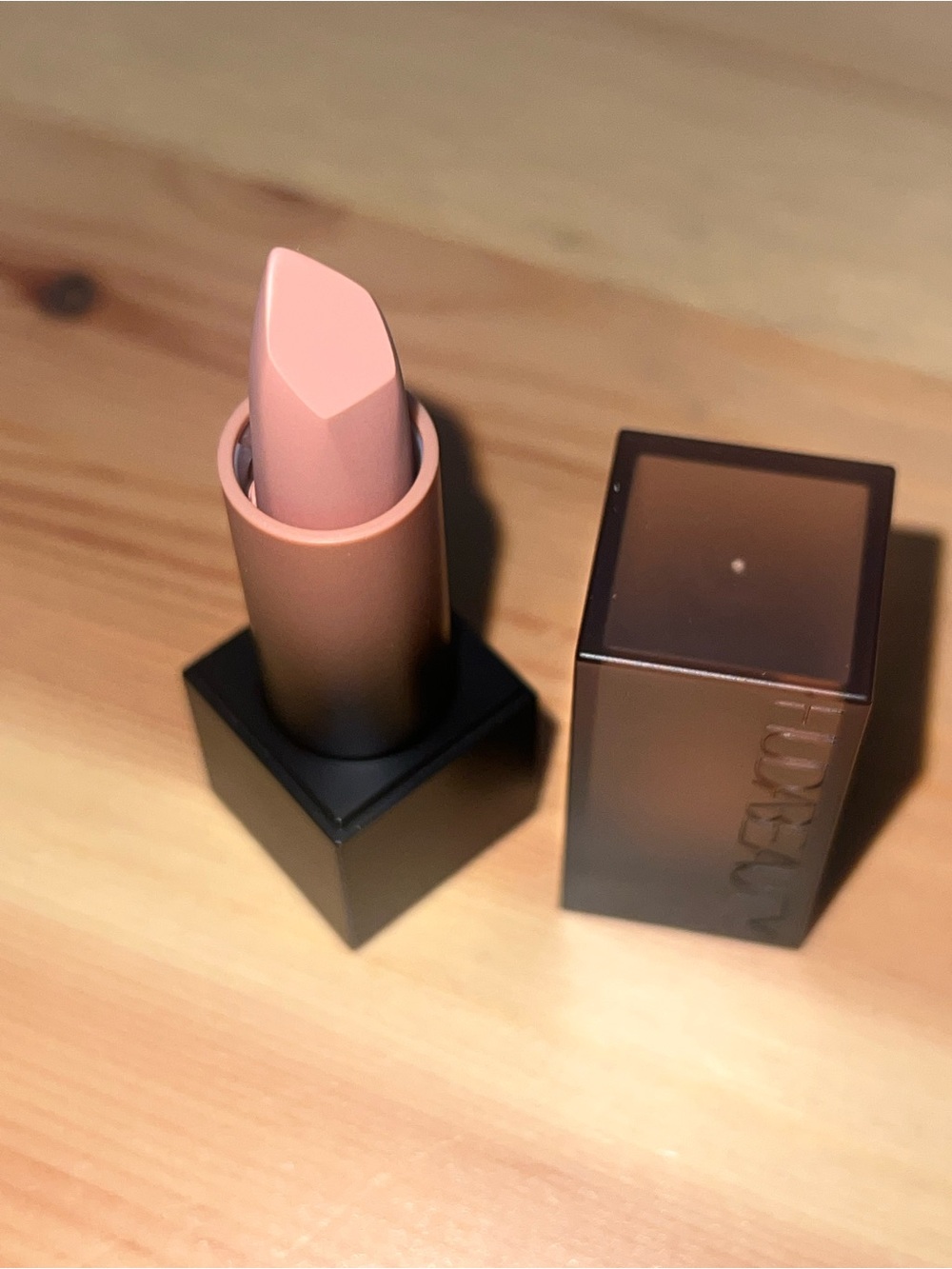 Huda Beauty Sweet Nudes Power Bullet Cream Glow Lipstick in Butter Cup